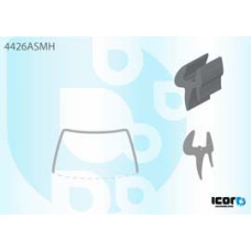 Молдинг лобового скла Kia Rio 2006-2011