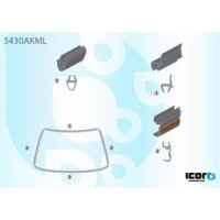 Молдинг лобового скла Mercedes ATEGO / AXOR 1997-