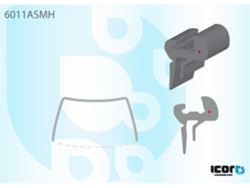 Молдинг лобового скла Nissan Micra 2003-2010 (K12)