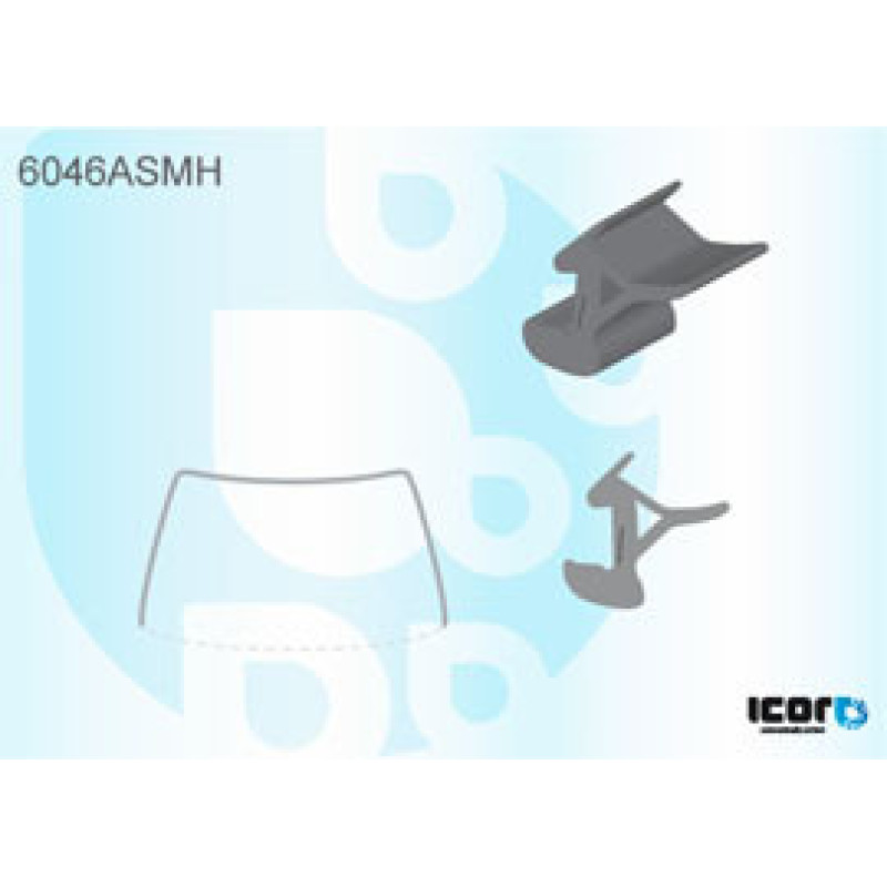 Молдинг лобового скла Nissan Tiida 2007-