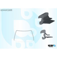 Молдинг лобового скла Nissan Qashqai 2006-2014