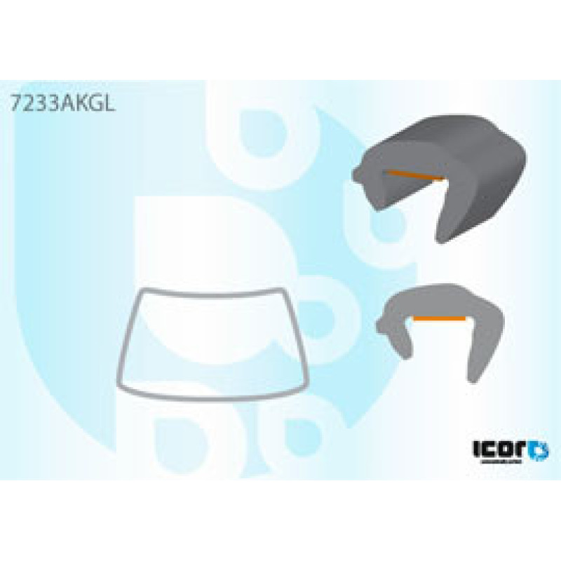 Молдинг лобового скла Renault Magnum AE80/380/500 90- - FPS