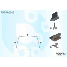 Молдинг лобового скла Subaru Legacy Outback 2004-2009