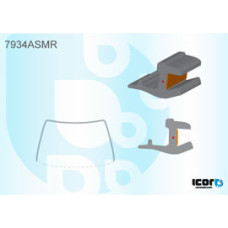 Молдинг лобового скла Subaru Forester 2008-2012