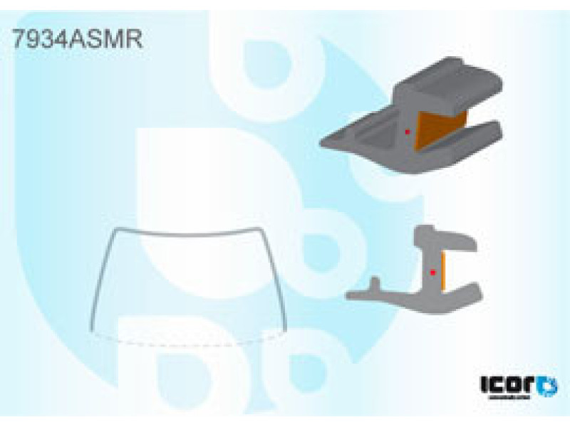 Молдинг лобового скла Subaru Forester 2008-2012