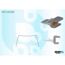 Молдинг лобового скла Subaru Tribeca B9 06- (ICOR)