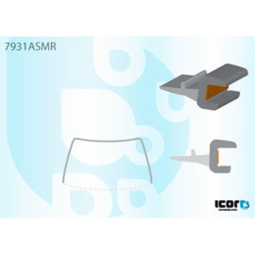 Молдинг лобового скла Subaru Tribeca B9 06- (ICOR)