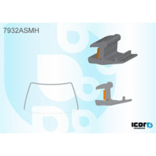 Молдинг лобового скла Subaru Impreza 2007-2011