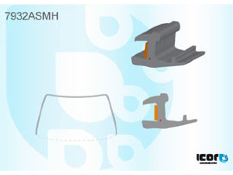 Молдинг лобового скла Subaru Impreza 2007-2011