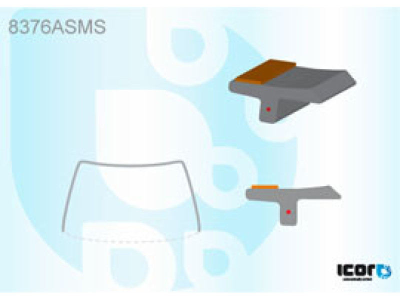 Молдинг лобового скла Toyota Corolla 2007-2012 E140 / E150