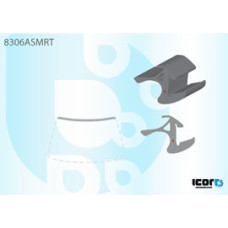 Молдинг лобового скла верхній Lexus LX 470 1998-2008