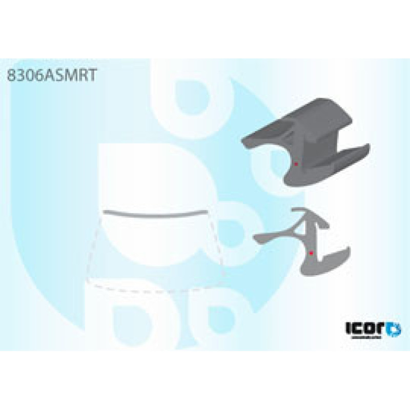 Молдинг лобового скла верхній Lexus LX 470 1998-2008