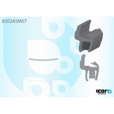 Молдинг лобового скла Toyota Camry V20 97-01 (ICOR) верхній