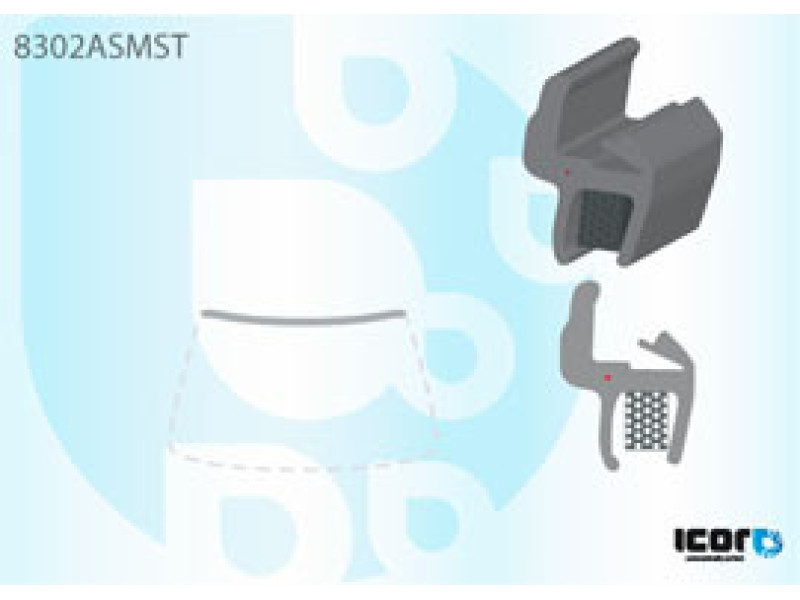 Молдинг лобового скла Toyota Camry V20 97-01 (ICOR) верхній