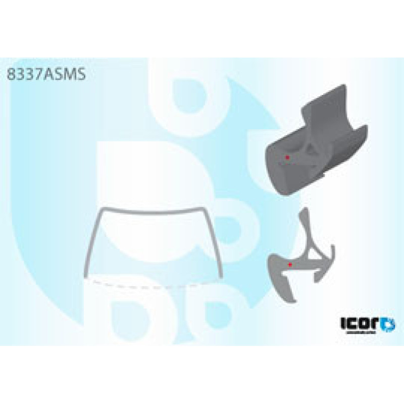 Молдинг лобового скла Toyota Camry V30 2002-2006 (ICOR)