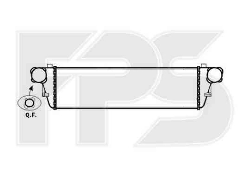 Інтеркулер Mercedes (NRF) FP 46 T32