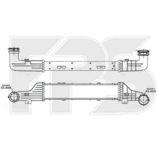 Інтеркулер Mercedes E-Class W210 (99-02) 3.2 CDi (NRF)