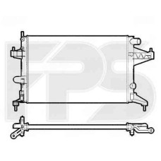 Радіатор охолодження двигуна Opel Corsa C 2001-2003