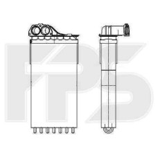 Радіатор пічки Peugeot 307 2001-2005