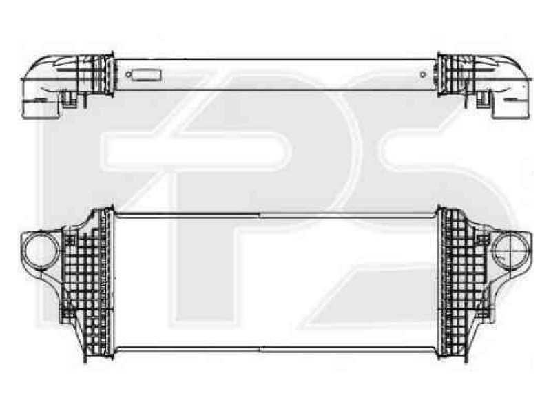 Інтеркулер Mercedes GL-Class, ML-Class G164 3.0 CDi (NRF)