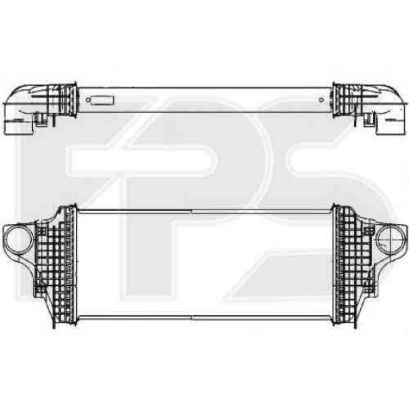 Інтеркулер Mercedes GL-Class, ML-Class G164 3.0 CDi (NRF)
