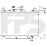 Радіатор охолодження двигуна Mazda 2 DE (07-11) 1.5 МКПП (Koyorad)