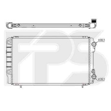 Радіатор охолодження двигуна Renault TRAFIC 1981-2001