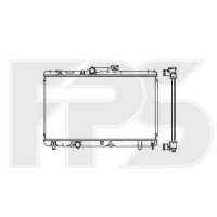 Радіатор охолодження двигуна Toyota Corolla 1992-1997 (E10)