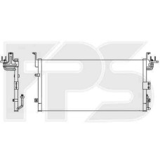 Радіатор кондиціонера Hyundai Sonata EF (01-05) (Nissens)