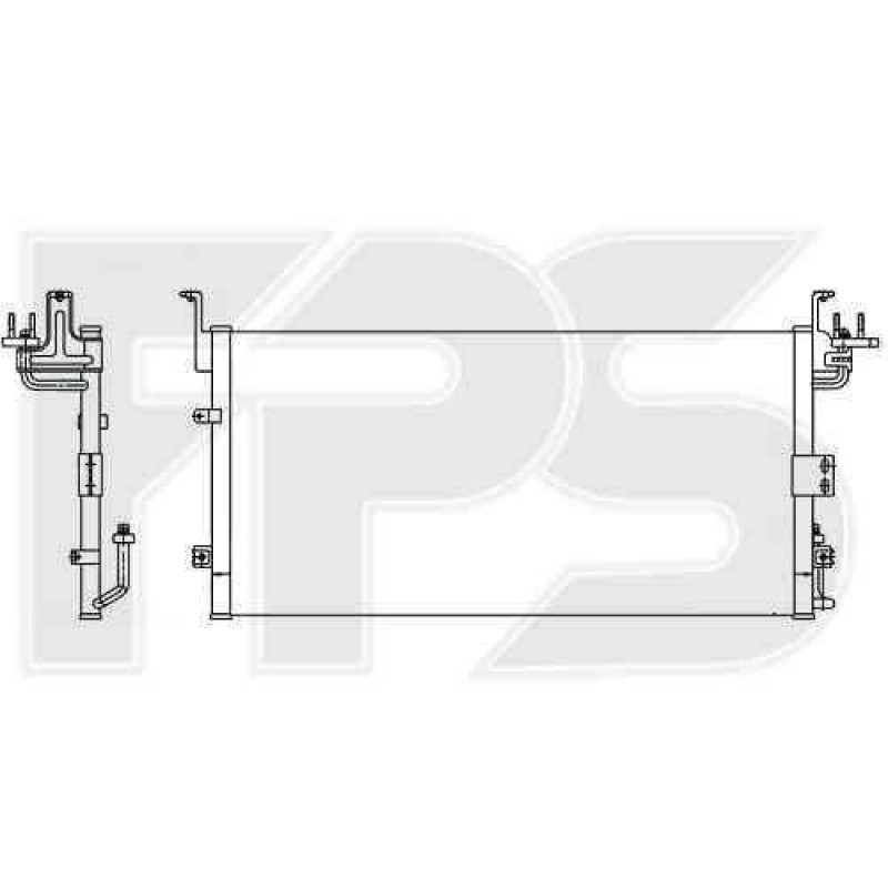 Радіатор кондиціонера Hyundai Sonata EF (01-05) (Nissens)