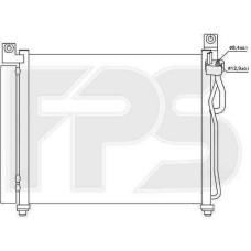 Радіатор кондиціонера Hyundai / Kia (NISSENS) FP 40 K328