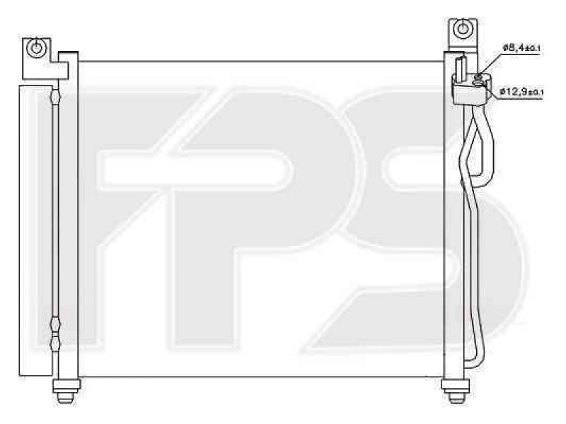 Радіатор кондиціонера Hyundai / Kia (NISSENS) FP 40 K328