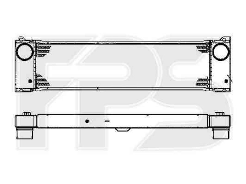 Інтеркулер Mercedes (NISSENS) FP 46 T87