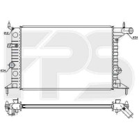 Радіатор охолодження двигуна Opel (BEHR) FP 52 A280-X