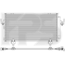 Радіатор кондиціонера Toyota (NRF) FP 70 K498-X