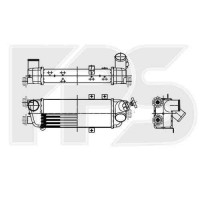 Інтеркулер Kia Ceed 1.6 CRDi (07-12) (Nissens)
