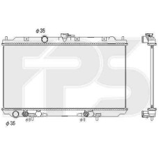 Радіатор охолодження двигуна Nissan Primera 2002-2008 (P12 / W12)