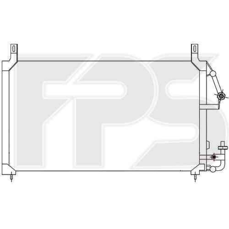 Радіатор кондиціонера Daewoo Espero 1995-1999