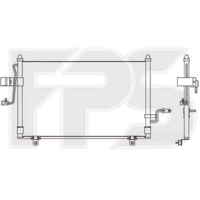 Радіатор кондиціонера Chevrolet () FP 17 K314-X