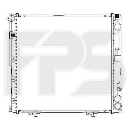 Радіатор охолодження двигуна Mercedes (NRF) FP 46 A1198-X