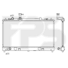 Радіатор охолодження двигуна Mazda (KOYORAD) FP 44 A636-X