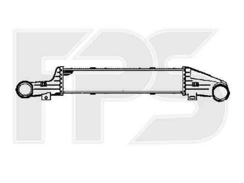 Інтеркулер Mercedes (NRF) FP 46 T80