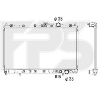 Радіатор охолодження двигуна Mitsubishi Colt 1992-1996 (CA0)