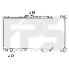 Радіатор охолодження двигуна Mitsubishi CARISMA 1995-2004