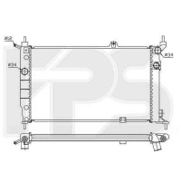 Радіатор охолодження двигуна Opel Astra F 1991-1997