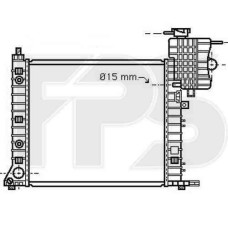 Радіатор охолодження двигуна Mercedes Vito / V-CLASS 1996-2002