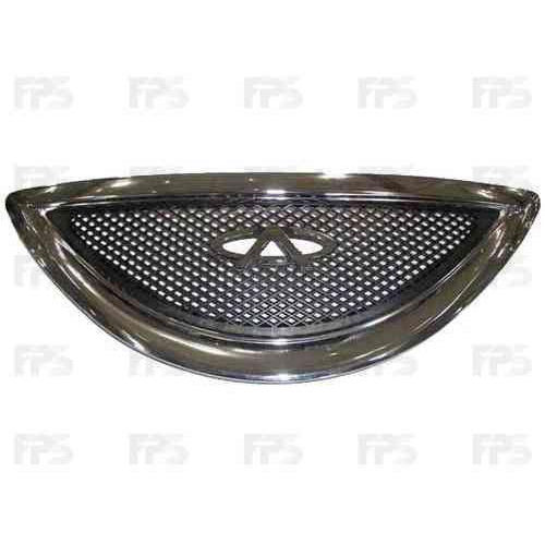 Решітка радіатора Chery Jaggi 2006-2010 хром рамка (FPS)