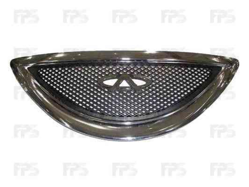 Решітка радіатора Chery Jaggi 06-10 хром рамка (FPS)