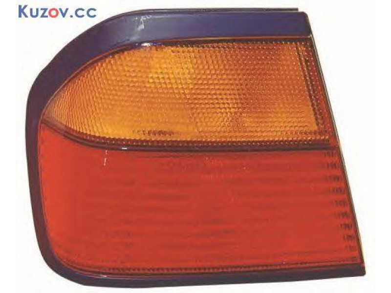 Ліхтар задній Nissan Primera P10 седан 91-96 правий (Depo) зовнішній, жовтий поворот 215-1973R-UE-RY