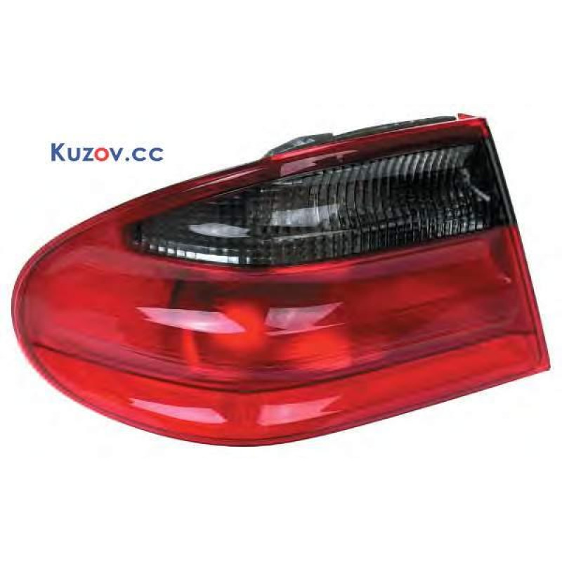 Ліхтар задній Mercedes Е-Class W210 95-99 лівий (Depo) зовнішній, червоно-димчастий 2108208164